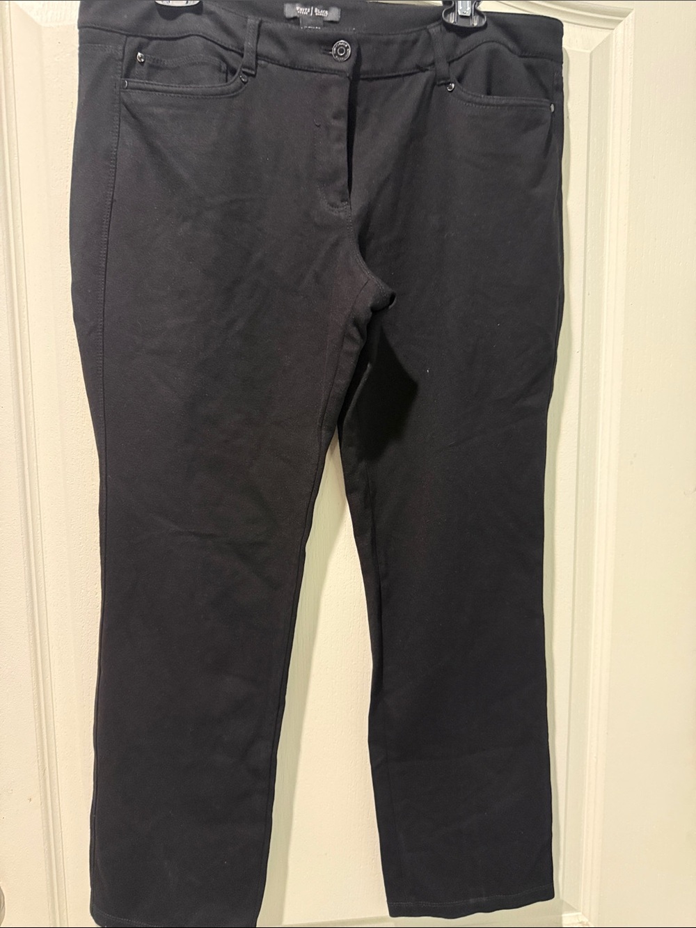 White House Black Market Black Straight Leg Pants
